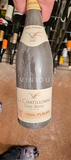 Rhône-dalen Côte-rôtie Vidal-Fleury La Chatillonne 2009