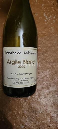 Alpy a Rhonské oblasti Vína Allobrogu Domaine Des Ardoisières Argile Blanc 2020