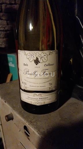Údolí Loiry Pouilly-fumé Dominique Brisset Bois Cailloux 2023