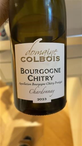 Bourgogne Bourgogne Chitry Domaine Colbois 2023