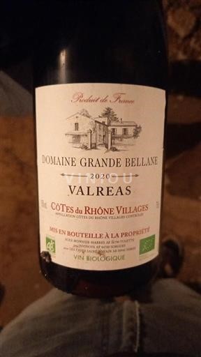 Rona dolina Ni doloceno Domaine Grande Bellane Valréas 2020