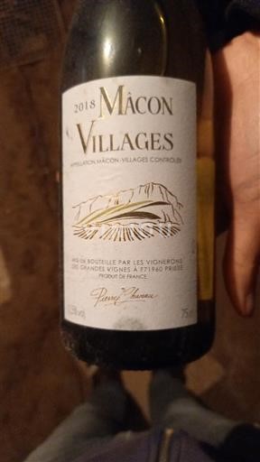 Burgundi Mâcon ja Mâcon-kylät Les Grandes Vignes 2018