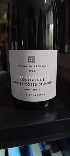 Burgundi Hautes Côtes de Nuits Grand Cru Château Prémeaux 2023