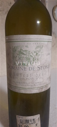 Languedoc in Roussillon Pays d'Oc Château Stony Muscat Sec 1998