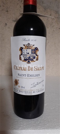 Bordeaux Saint-Émilion Ar Pe 2012