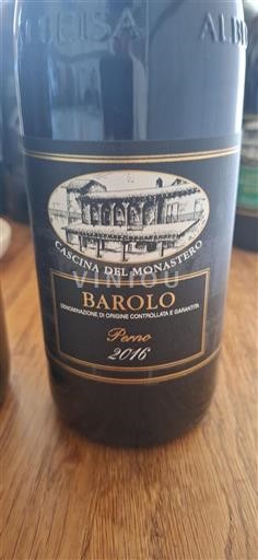 Piedmont Wines Barolo Cascina del Monastero Perno 2016