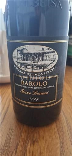 Piedmont Wines Barolo Cascina del Monastero Bricco Luciani 2014