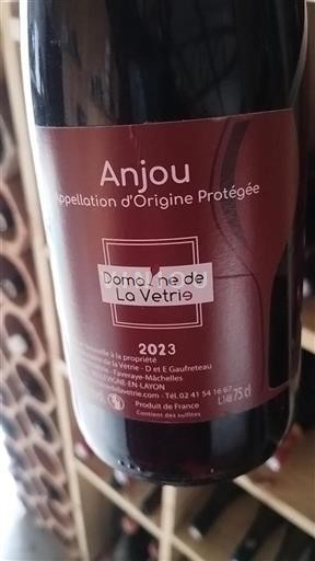 Údolí Loiry Anjou Domaine La Vétrie 2023