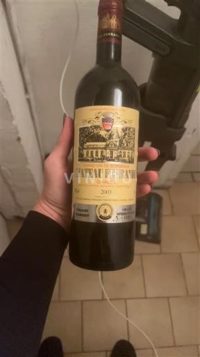 Bordeaux Graves Chateau Ferrande 2013