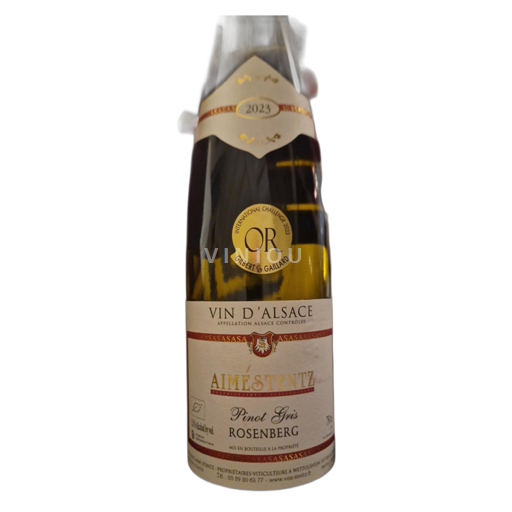 Alsasko Rulandské šedé Aiméstentz Rosenberg 2023