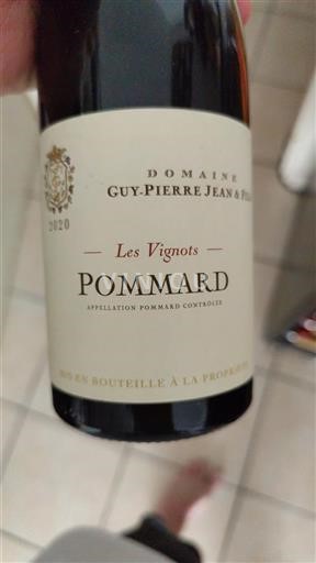 Borgoña Pommard Domaine Guy-peirre Jean & Fils Les Vignots 2020