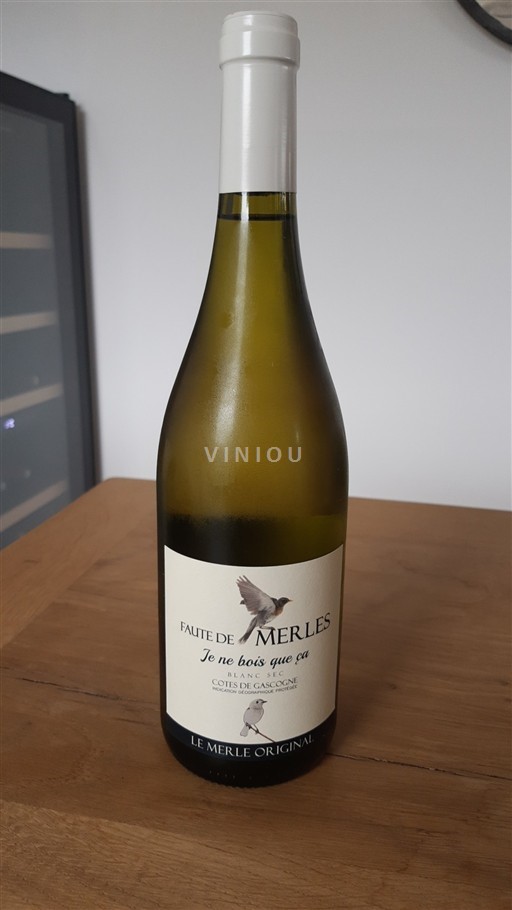 South West Côtes de Gascogne Le Merle Original Faute de Merles Non-Vintage