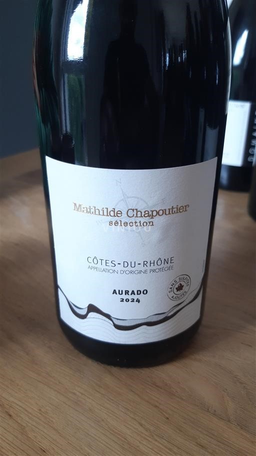 Rhône-dalen Côtes-du-Rhône Mathilde Chapoutier Aurado 2024