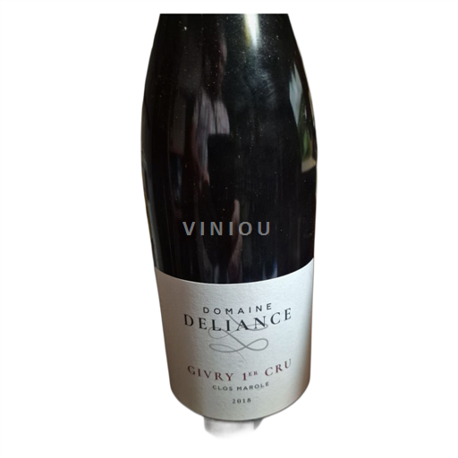 Burgundy Givry Premier Cru Domaine Deliance Clos Marole 2018