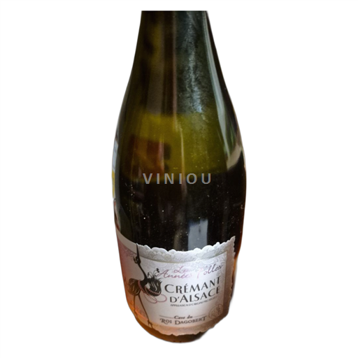 Alsace Crémant d'Alsace Grand Cru Cave du Roi Dagobert Années Folles Không niên vụ