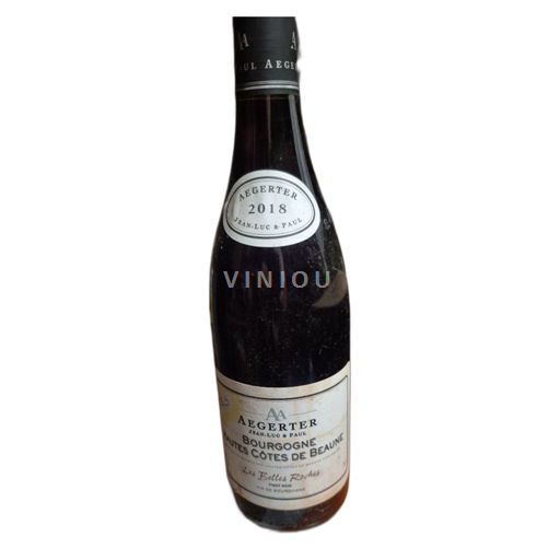 Bourgogne Hautes Côtes de beaune Aegerter Les Belles Roches 2018