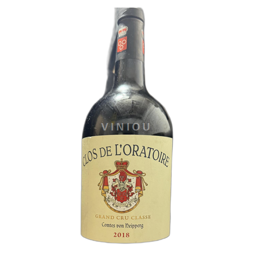 Bordeaux Saint-Émilion Grand Cru Clos de l'Oratoire Comtes Von Neipoerg 2018