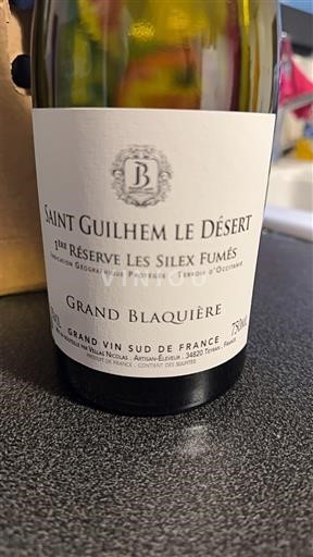 Linguadoca e Rossiglione Saint-Guilhem-le-Désert Grand Blaquiere 1ère Réserve Les Silex Fumés 2024