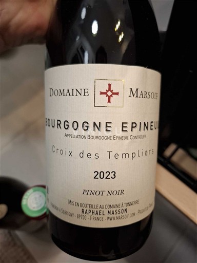 Borgoña Borgoña Epineuil Domaine Marsoif Croix des Templiers 2023