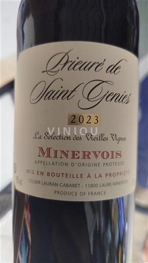 Languedoc Minervois Prieuré de Saint Genies La Sélection des Vieilles Vignes 2023
