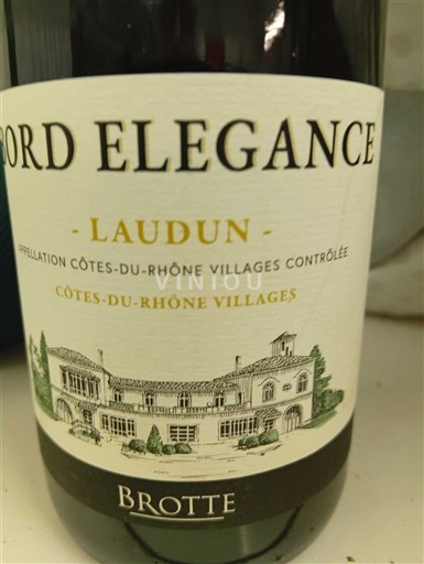 Thung lũng Rhône Không được chỉ định Brotte Nord Elegance 2022