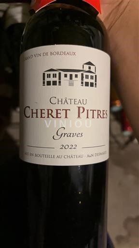 Bordéus Graves Château Chéret-Pitres 2022