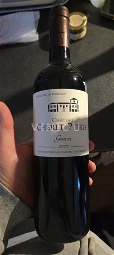 Bordeaux Graves Château Chéret-Pitres 2022