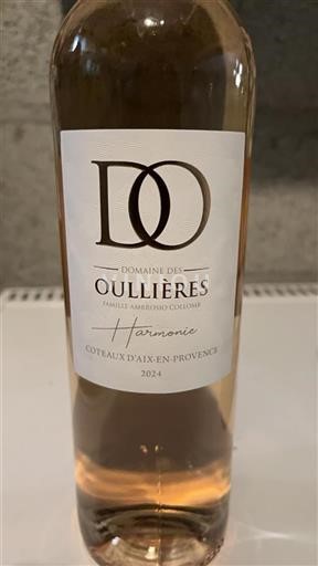 Provence Coteaux-d'aix-en-provence Domaine Des Oullières Harmonie 2024