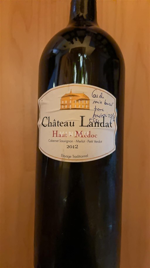 Bordeaux Haut-Médoc Château Landat 2012