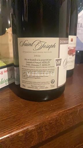 Rhône Valley Saint-Joseph Domaine F. Merlin 2022