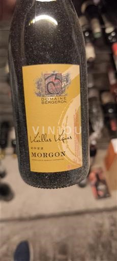 Beaujolais Morgon Bergeron Vieilles Vignes 2022