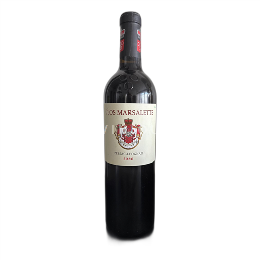 Bordéus Pessac-Léognan Clos marsalette 2020