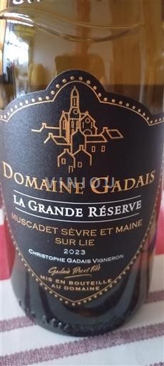 Loire-dalen Ikke specificeret Domaine Gadais La Grande Réserve 2023