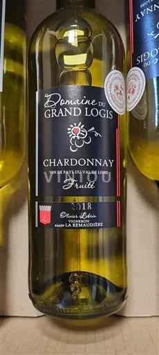 Valle del Loira No especificado Domaine Grand Logis Chardonnay Fruité 2018