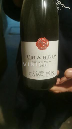 Burgund Chablis Maison Camu fils Vieilles Vignes 2023