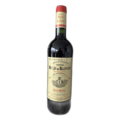 Vin Rouge sec Château Moulin de Blanchon 2021 France Bordeaux Haut-Médoc AOC