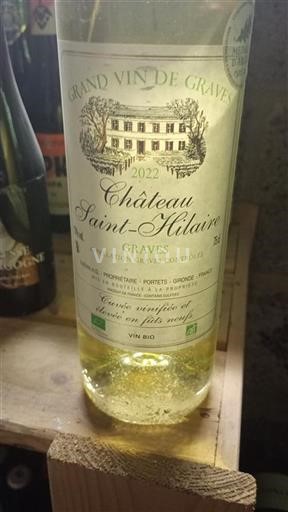Bordeaux Graves Château Saint-Hilaire 2022