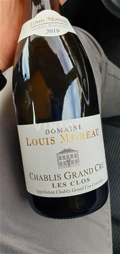 Burgundsko Chablis Grand Cru Domaine Louis Moreau Les Clos 2019