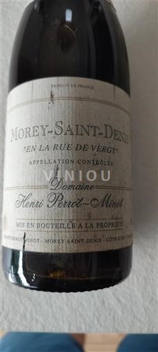 Burgundi Morey-Saint-Denis Domaine Henri Perrot-Minot En La Rue de Vergy 1991
