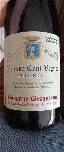 Burgundy Beaune Premier Cru Domaine Besancenot 2022