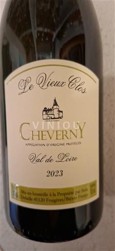 Valea Loarei Cheverny Le Vieux Clos 2023