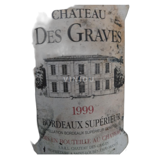 Bordeaux Bordeaux Supérieur Château des Graves 1999