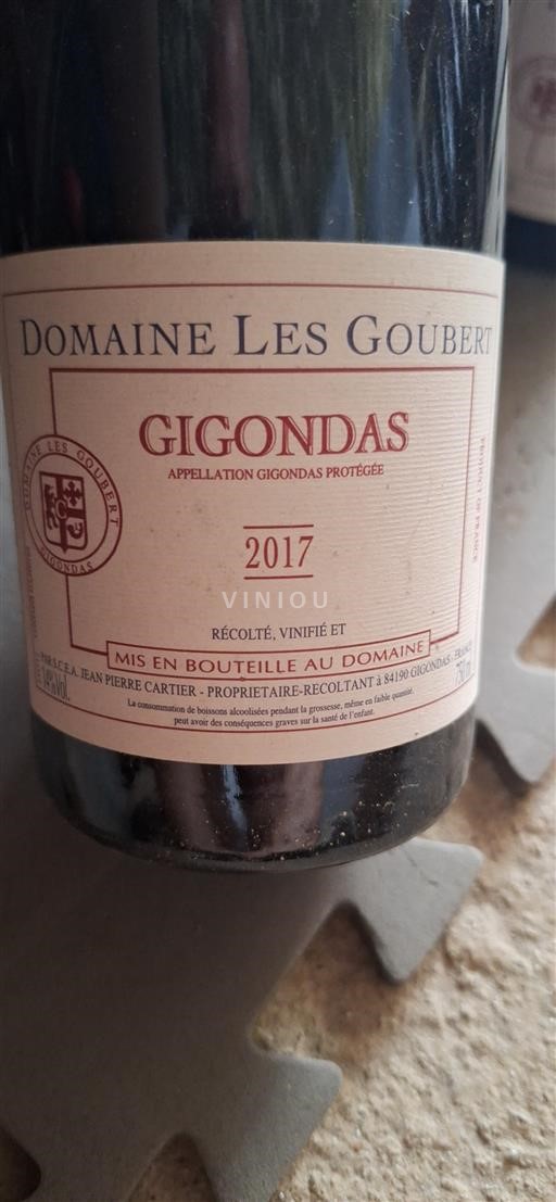 Vallée du Rhône Gigondas Les Gouberts 2017