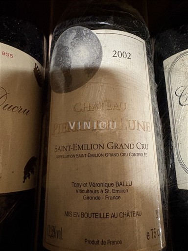 Bordeaux Saint-Émilion Grand Cru Château Pierre de Lune 2002