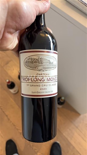 Bordeaux Saint-Émilion Grand Cru Premier Grand Cru Classé Château Troplong Mondot 2020