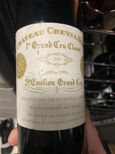 Bordéus Saint-Émilion Grand Cru Grand Cru Domaine Cheval Blanc 2001