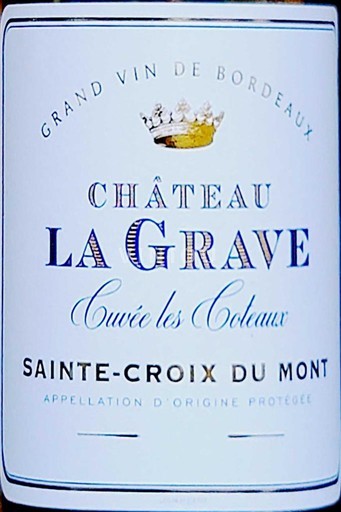 Bordeaux Sainte-Croix-Du-Mont Château La Grave les Coteaux 2023