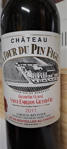 Bordeaux Saint-Émilion Grand Cru Grand Cru Classé Château La Tour du Pin Figeac 2011