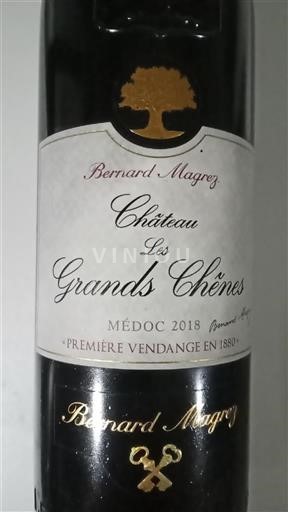 Bordeaux Médoc Cru Bourgeois Supérieur Château Les Grands Chênes 2018