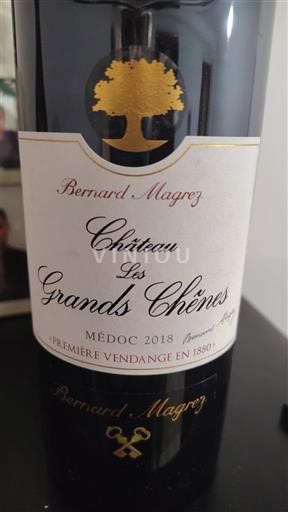 Бордо Медок Cru Bourgeois Supérieur Château Les Grands Chênes 2018
